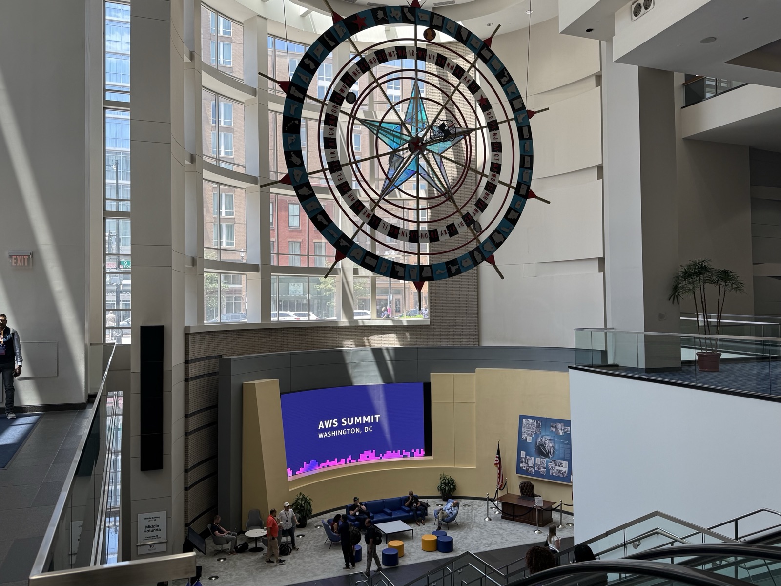 Inside the AWS Summit in Washington, DC.